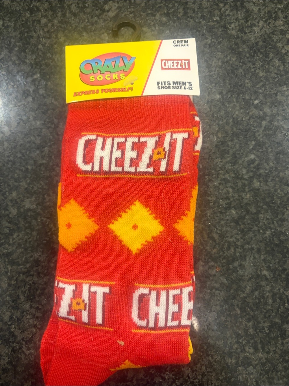 Cheez-It Red Crew Socks - Men